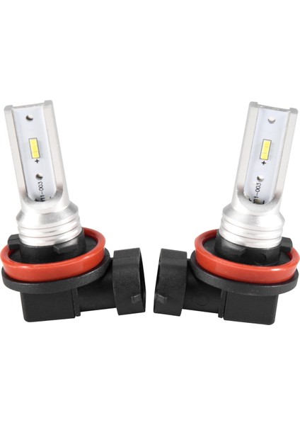 H8 H11 H16 LED Sis Lambası Ampulü, H16 LED Sis Lambası Yüksek Güçlü CSP-Y11, Soğuk Beyaz 6500K (2'li Paket) (Yurt Dışından)