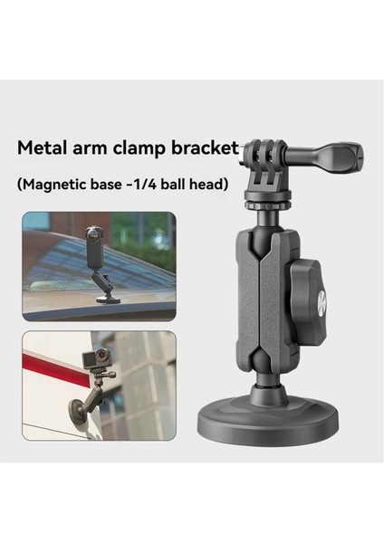 Gopro Manyetik Kamera Montajı Için Evrensel Metal Kol Kelepçesi Braketi (Yurt Dışından) fiyatları
