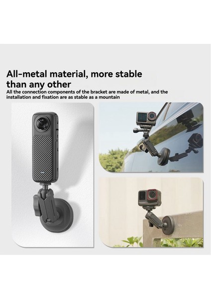 Gopro Manyetik Kamera Montajı Için Evrensel Metal Kol Kelepçesi Braketi (Yurt Dışından) fırsatları
