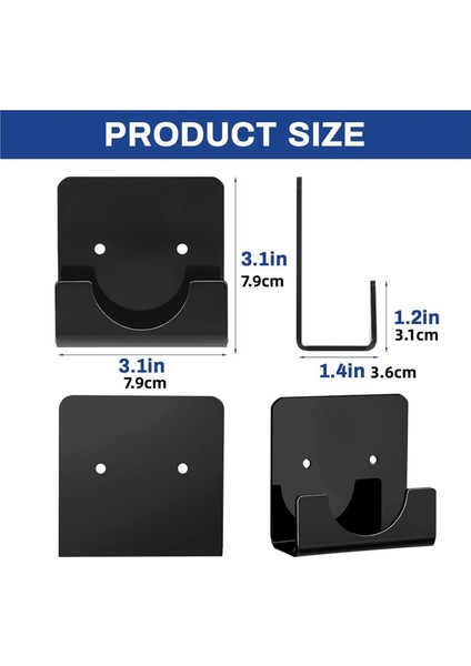 Banyo Duş Perdesi Askısı Tutucu Kare Duş Perdesi Askısı Tutucu, B (Yurt Dışından) modelleri