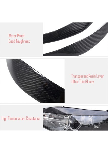 Volkswagen cc 2013-2018 Için Karbon Fiber Araba Göz Kapakları, Kaşları, Far Kapakları (Yurt Dışından) fırsatları