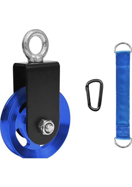 Salıncak Kayışlı Karabinalı Kablo Makarası, Mavi Ev Spor Salonu Ekipmanı (Yurt Dışından)