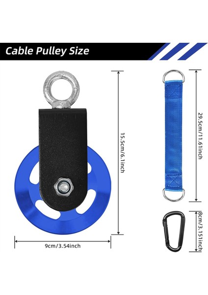 Salıncak Kayışlı Karabinalı Kablo Makarası, Mavi Ev Spor Salonu Ekipmanı (Yurt Dışından) modelleri