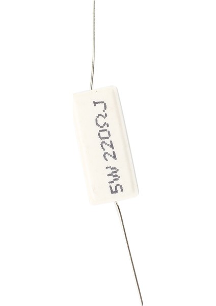 10 Adet Eksenel Kurşun Seramik Çimento Güç Direnci 220 Ohm 5W (Yurt Dışından)