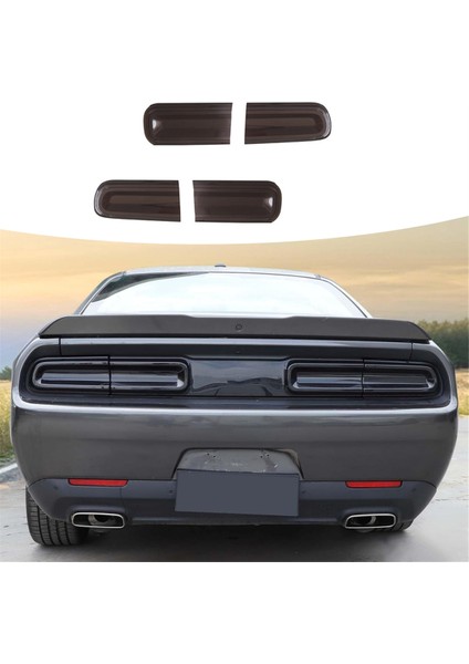 Dodge Challenger 2015-2023 Araç Arka Lambası Kapağı Dış Aksesuarları Için Füme Arka Lamba Kapağı Döşemesi (Yurt Dışından) fırsatları