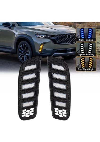 Mazda Cx-50 2023-2025 Için LED Ön Tampon Sis Lambası Gündüz Farı Sinyal Lambası Aksesuarları (Yurt Dışından) modelleri