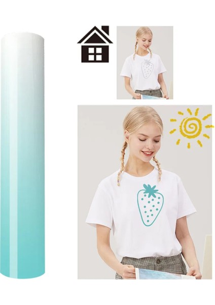 Uv Renk Değiştiren Pu Isı Transfer Vinil Güneş Işığı Algılayan Htv Ütüyle Yapıştırılan Kendin Yap Tişört Şapkalar Kesim Veya Siluet Cameo,ı (Yurt Dışından) fiyatları