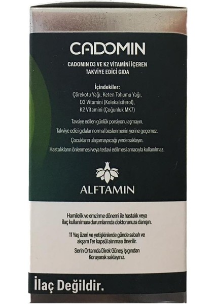 D3+K2 Vitaminleri 60 Softjel Kapsül