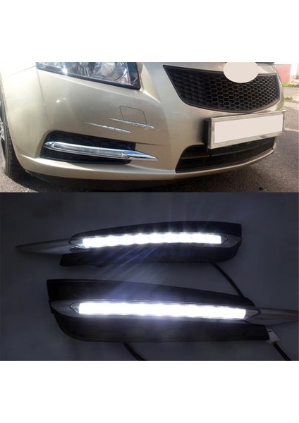 Chevrolet Cruze 2009-2013 Için 2 Adet/takım 3 Renkli LED Gündüz Farı (Yurt Dışından) indirimleri