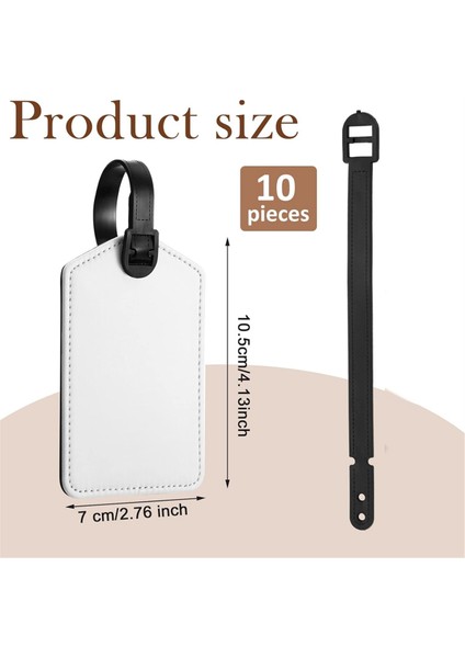 Süblimasyon Bagaj Etiketleri Beyaz Isı Transfer Pu Deri Isim Etiketi Boş Bavul Etiketleri Seyahat Iş Kimlik Kartı Tutucu (Yurt Dışından) fiyatları