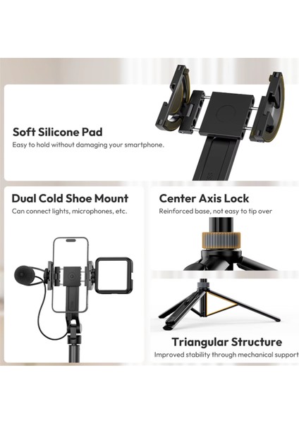 Ulanzi TT88 Telefon ve Masaüstü Çekim Için Üstten Üçayaklı Tripod Mantis Braketi (Yurt Dışından) fırsatları