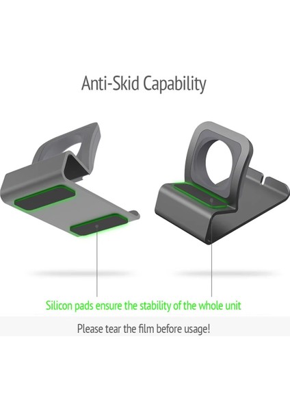 Apple Watch Dock Istasyonu Şarj Tutucu Gümüş Için Şarj Standı (Yurt Dışından) fiyatları