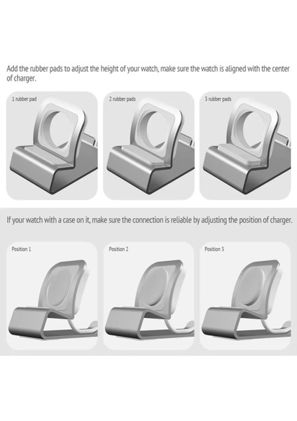 Apple Watch Dock Istasyonu Şarj Tutucu Gümüş Için Şarj Standı (Yurt Dışından) fırsatları
