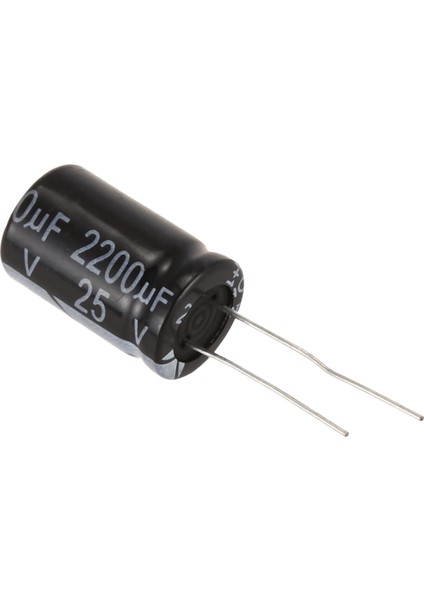 10 Adet Siyah 2200UF 25V Radyal Alüminyum Elektrolitik Kondansatörler 1.3*1.3*2.1cm (Yurt Dışından) indirimleri