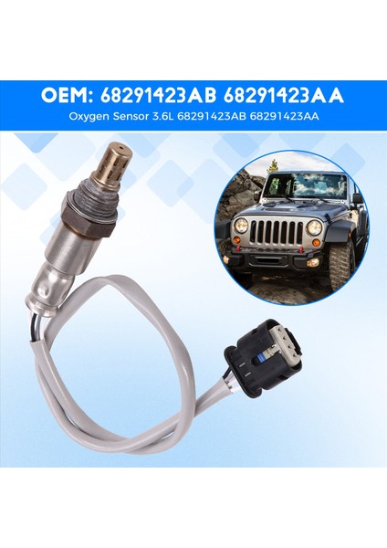Jeep Wrangler Jl, Gladiator, Ram Promaster (Vf) Oksijen Sensörü 3.6l Için (Yurt Dışından) fırsatları