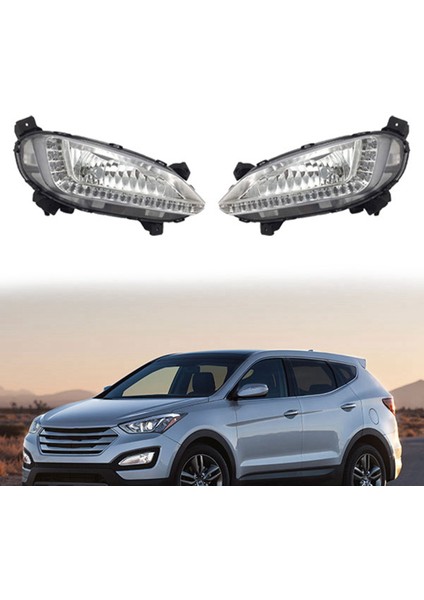 Hyundai Santa Fe IX45 2013-17 Için Sol LED Sis Lambası Tampon Lambası (Yurt Dışından) fırsatları