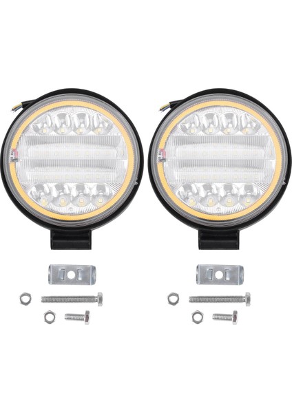 2x 4 Inç LED Çalışma Lambası Kombinasyonu Spot Sel Off Road Sürüşü Amber Sis Lambası (Yurt Dışından) fiyatları