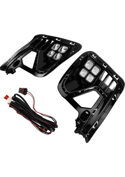 Kia Rıo 2022 2023 Için Araç Ön Tampon Gündüz Farları LED Sis Lambası Kapağı Sarı Sinyal Lambası Gündüz Işığı (Yurt Dışından) modelleri