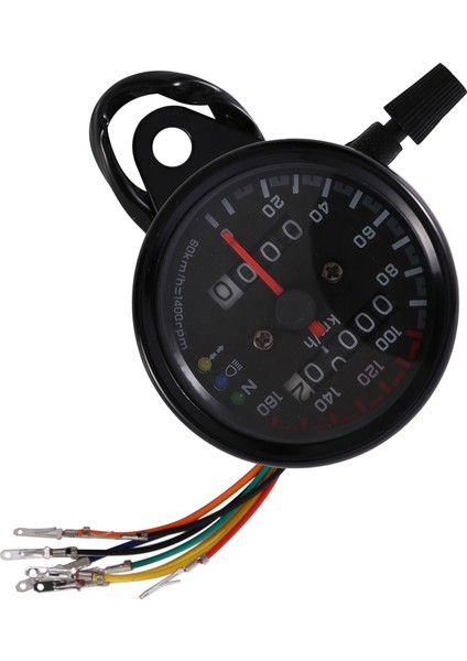 LED Göstergeli Motosiklet 0-160 Km/saat Hız Göstergesi (Siyah) (Yurt Dışından) fiyatları