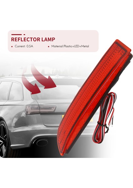 Toyota Avensis/alphard Mki/rav4 Için Park Freni Arka Tampon Reflektör Lambası LED Arka Lambalar Sis Lambası Park Stop Lambası (Yurt Dışından) fırsatları