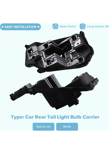 Citroen Elysee C-Elysee M43R 2014-2016 Arka Lamba Soketi Tutucu Tabanı Için 1 Çift Arka Stop Lambası Devre Kartı Ampul Tabanı (Yurt Dışından) indirimleri