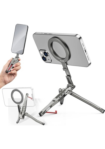 Kancalı Katlanabilir Manyetik Cep Telefonu Tripod Tutucu (Yurt Dışından) modelleri