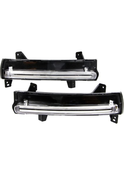 Jeep Compass 2017-2020 Için LED Gündüz Farı Beyaz Gündüz Farı Sarı Sinyal Lambası Sis Lambası Aksesuarları (Yurt Dışından)