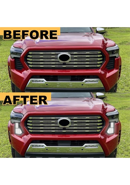 Toyota Tacoma 2024 2025 Sis Lambası Için LED Gündüz Farı Dinamik Sinyal Lambası Aksesuarları (Yurt Dışından) modelleri