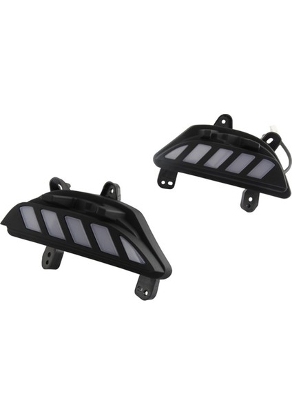 Mazda 3 2014-2016 Için LED Gündüz Farları Beyaz Gündüz Farı Sis Lambası Amber Sinyal Lambası Aksesuarları (Yurt Dışından) indirimleri