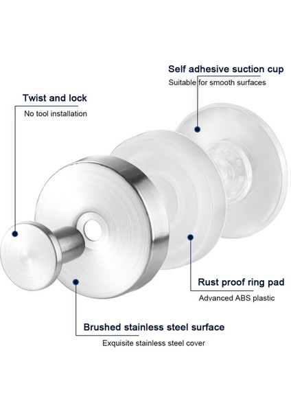 Vantuzlu Çelenk Askısı, Vantuzlu Kancalar 15 Lbs Asma (Yurt Dışından) indirimleri