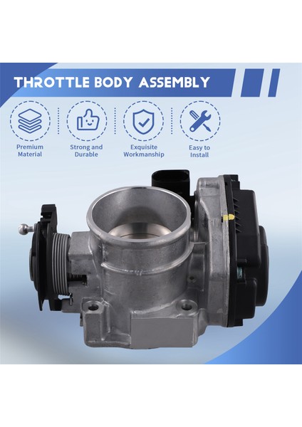 Audi A4 Quattro A6 Vw Passat L4 1.8l Turbo Için Yeni Gaz Kelebeği Vanası 058133063Q 058133063M 408237212008Z (Yurt Dışından) fırsatları