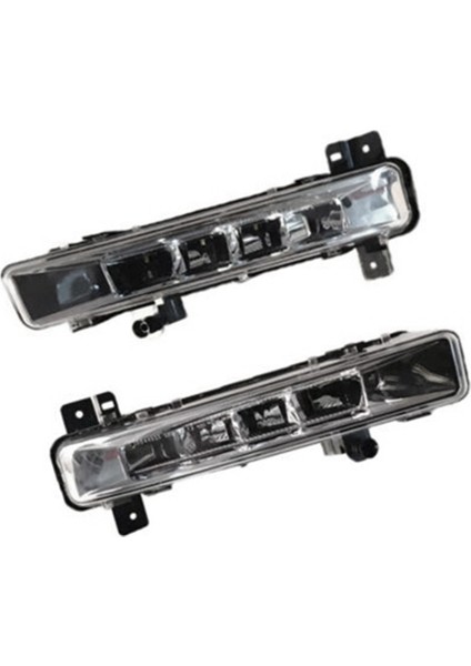 Bmw 5 G30 G31 G38 Sağ+Sol Için Ön Sis Lambası Ön Tampon Lambası LED Gündüz Farı 63177349131 63177349132 (Yurt Dışından)