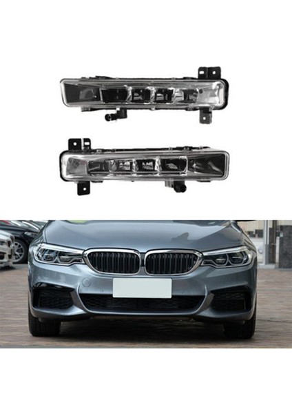 Bmw 5 G30 G31 G38 Sağ+Sol Için Ön Sis Lambası Ön Tampon Lambası LED Gündüz Farı 63177349131 63177349132 (Yurt Dışından) modelleri
