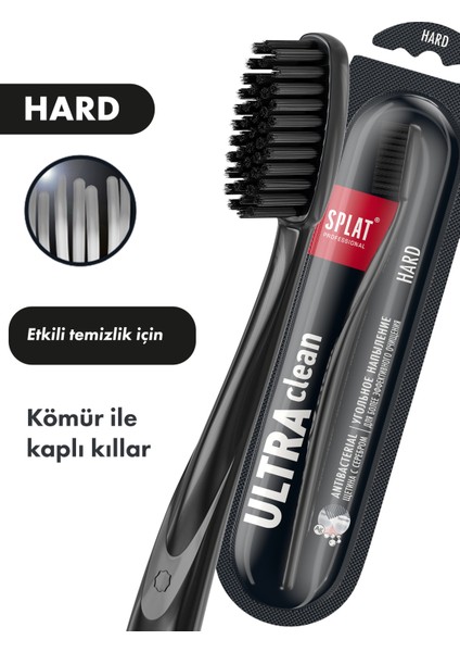 Ultra Clean Kömür Mikro Partikül Kaplamalı Hard Diş Fırçası modelleri