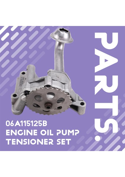 06A115125B 06A115105 Audi A4 Tt Için Motor Yağı Pompası Gergi Seti Vw Beetle Golf Jetta Passat 06A115105B 06A115130 (Yurt Dışından) fırsatları