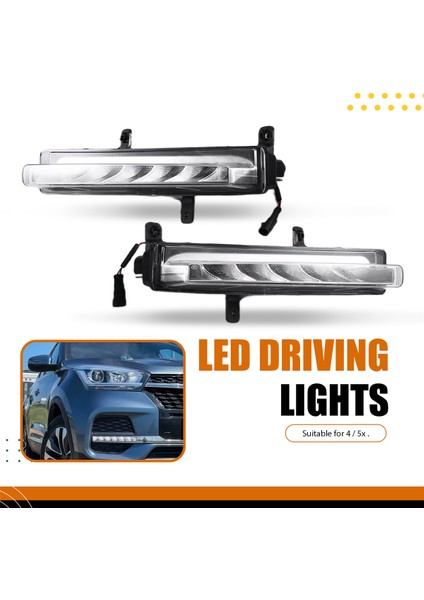 Chery Tiggo 4/tiggo 5x Araç Ön Tamponu Gündüz Farı Gündüz Farı Ön Tampon LED Sürüş Farı Sis Lambası Grubu (Yurt Dışından) indirimleri