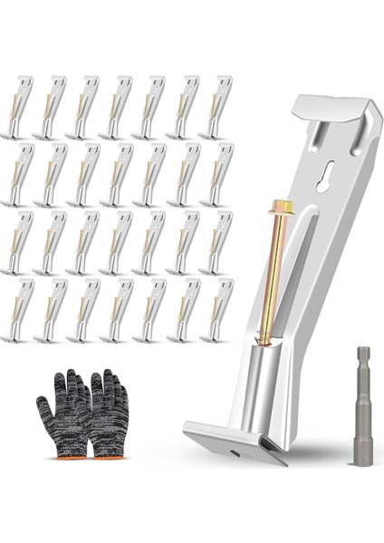 28'li Paket Gizli Oluk Braketleri, Sağlam Yağmur Oluğu Braketleri (Yurt Dışından)