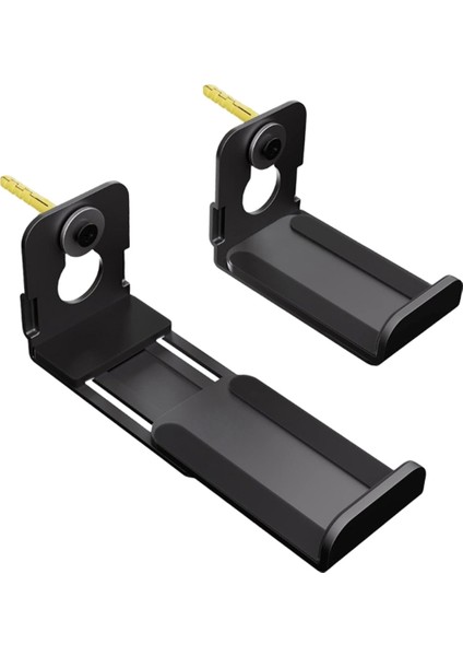 Ağır Hizmet Tipi Merkez Kanal Için 2 Adet Hoparlör Duvar Montajlı Yüzer Raf (Yurt Dışından)