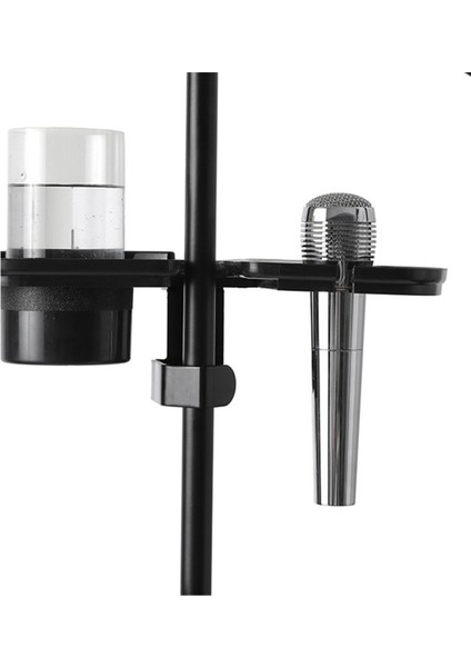 Mikrofon Standı Tepsisi Çok Amaçlı Mikrofon Rafı Bardak Tutucu ile (Yurt Dışından) fırsatları