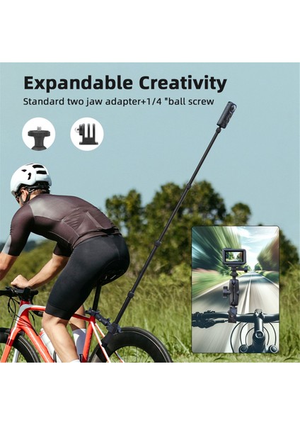 INSTA360 Djı Gopro Panoramik Selfie Çubuğu Montaj Braketi Aksesuarı (Yurt Dışından) fırsatları