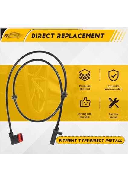 Mercedes C-Class W204 C204 S204 2007 Için Abs Sensörü Arka Sol Sağ (Yurt Dışından) indirimleri