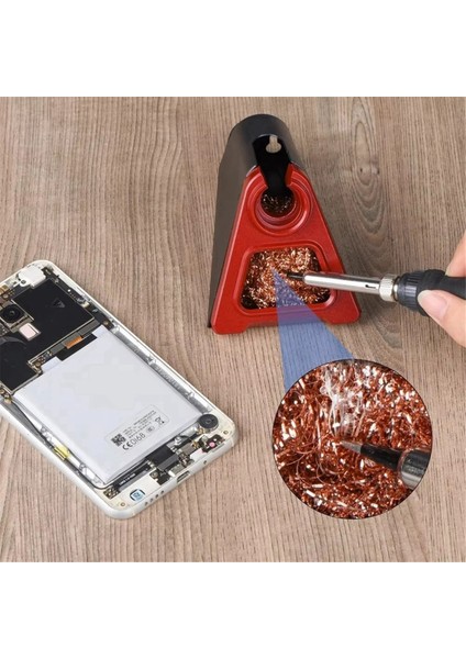 Elektrikli Lehimleme Demiri Standı Tutucu Yüksek Sıcaklık Kırmızı (Yurt Dışından) indirimleri