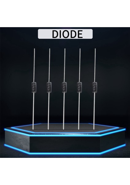 100 Adet Doğrultucu Diyot 1N4007 IN4007 Do-41 1A 1000V (Yurt Dışından)