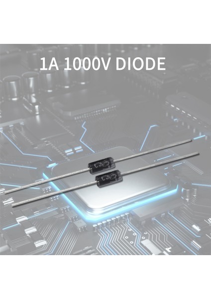 100 Adet Doğrultucu Diyot 1N4007 IN4007 Do-41 1A 1000V (Yurt Dışından) modelleri