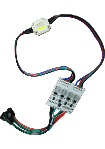 Adreslenebilir UCS2904 12W Rgbw Yüksek Güçlü LED Piksel Modül Işığı DC12V Giriş Rgbw Dijital LED Işığı Projektör Işıkları Için (A) (Yurt Dışından)