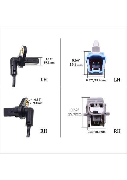 Nissan X-Trail T30 T31 2000-2015 Abs Tekerlek Hız Sensörü (Yurt Dışından) fiyatları