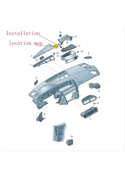 Audi A7 A8 Q3 Q5 Vw Passat Için Hava Kalitesi Sensörü Hava Nem Sensörü (Yurt Dışından) modelleri