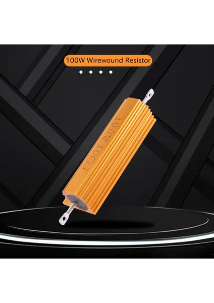 Altın Alüminyum Kaplamalı Güç Direnci Direnci 100W, 10 Ohm 10R (Yurt Dışından) fiyatları