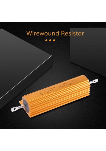 Altın Alüminyum Kaplamalı Güç Direnci Direnci 100W, 10 Ohm 10R (Yurt Dışından) modelleri
