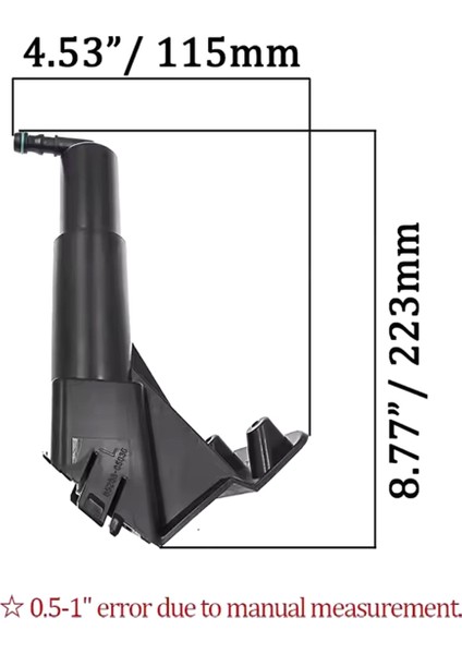 Toyota Avensis 2008-2011 Için 85207-05030 85208-05030 Far Temizleme Yıkama Spreyi Nozulu Jet Kapağı Kapağı (Yurt Dışından) fırsatları